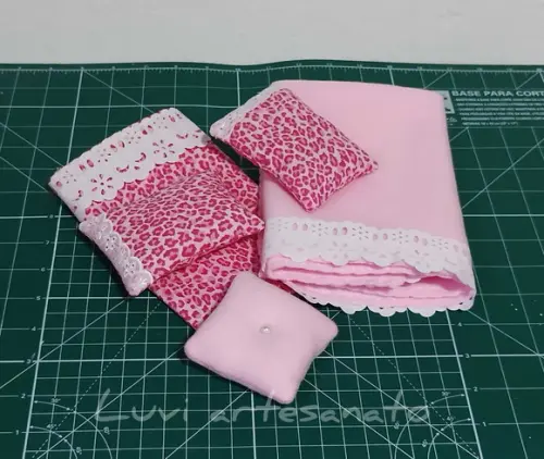 Jogo de Cama para Barbie