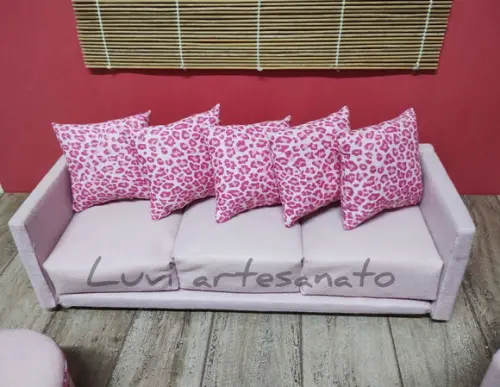 Jogo de Sofa para Boneca Barbie