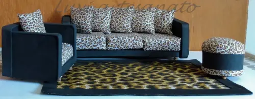 Jogo de sofa para boneca Barbie