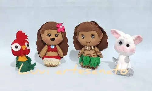 Kit Personagens Moana Pocket