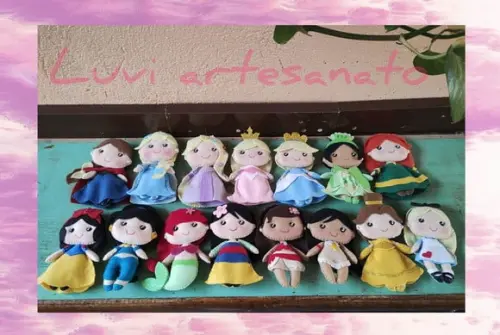 Kit Princesas em Feltro