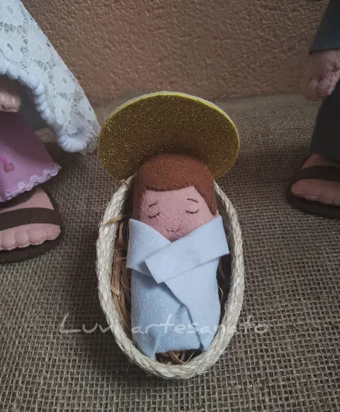 Maria, José e Menino Jesus (kit)