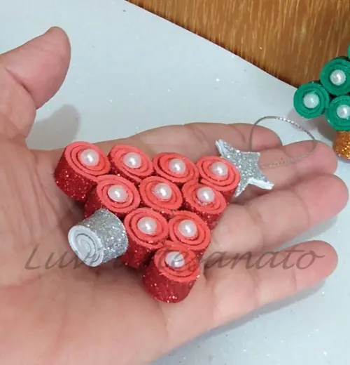 mini arvore de Natal / Enfeite para arvore de Natal