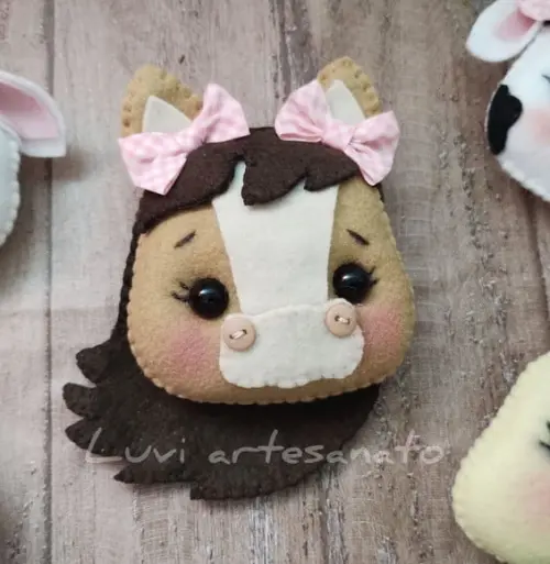 Mini Fazendinha em Feltro (kit)