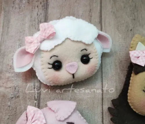 Mini Fazendinha em Feltro (kit)