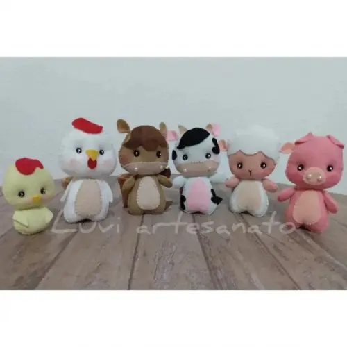 Mini Fazendinha em Feltro (kit)