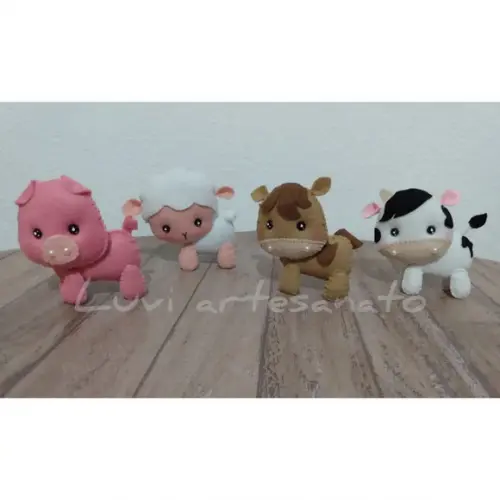 Mini Fazendinha em Feltro (kit)