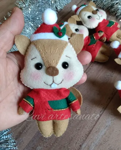 Pingente Natalino em Feltro