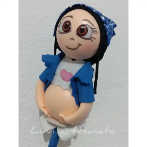 Ponteira (grávida de barriga de fora)