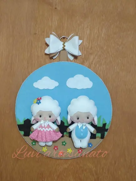 Quadro em Feltro (páscoa)