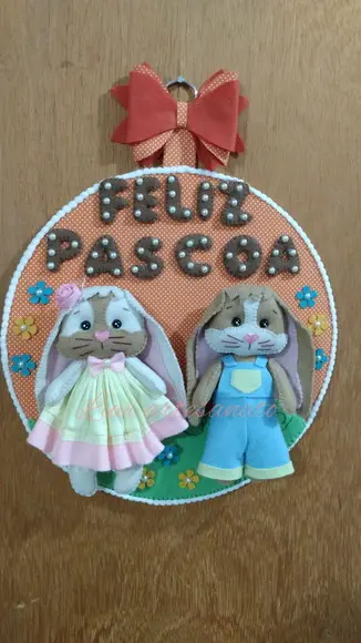 Quadro Feliz Páscoa