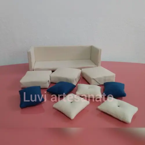 Sofa para Boneca Barbie (feltro)