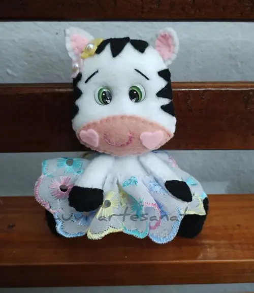 Zebra em Feltro