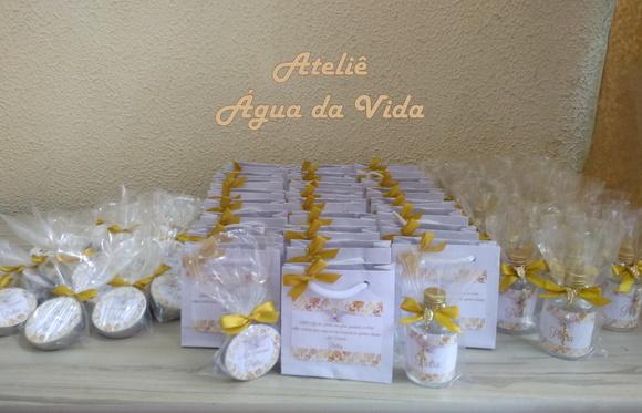 Kit Água Benta e Vela Aromática