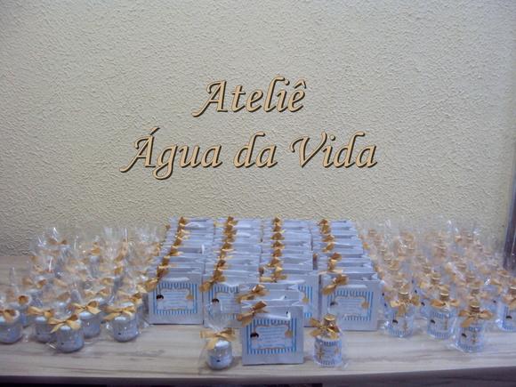 Kit Água Benta e Vela Aromática