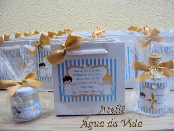 Kit Água Benta e Vela Aromática