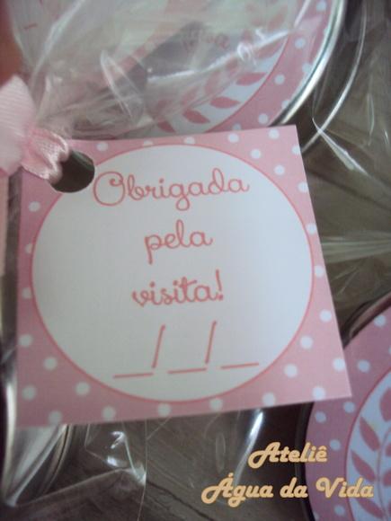Latinha C/vela Aromática