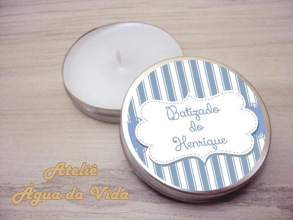 Latinha C/vela Aromática