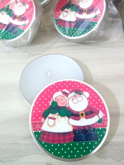 Latinha C/vela Aromática Natal