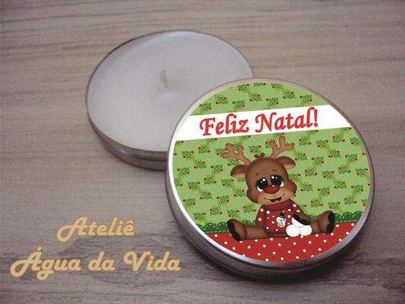 Latinha C/vela Aromática Natal