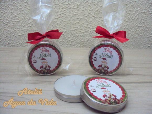 Latinha C/vela Aromática Natal