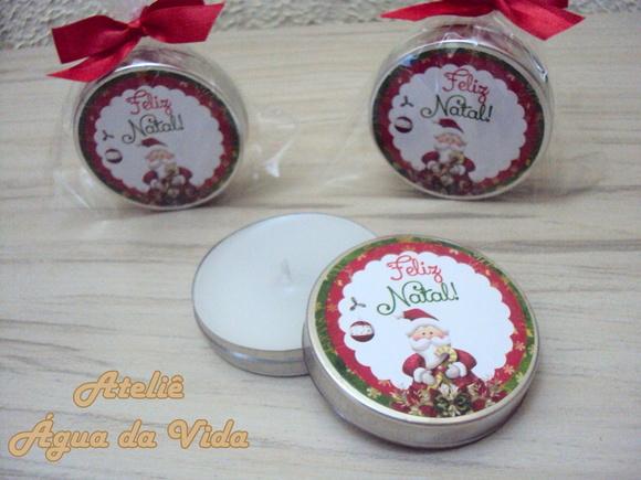 Latinha C/vela Aromática Natal