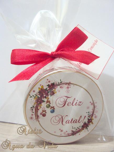 Latinha C/vela Aromática Natal