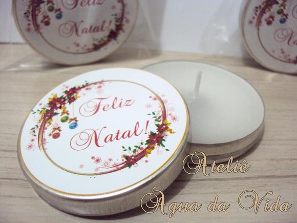 Latinha C/vela Aromática Natal