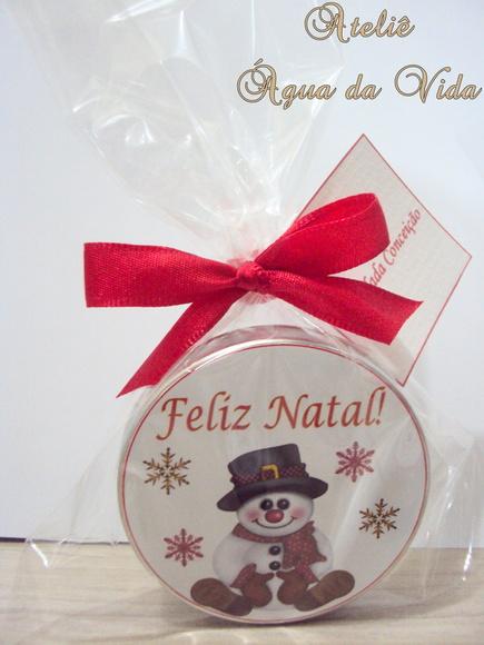 Latinha C/vela Aromática Natal