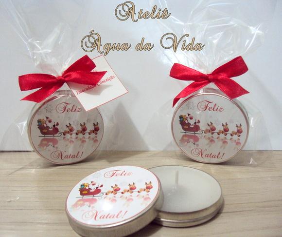 Latinha C/vela Aromática Natal