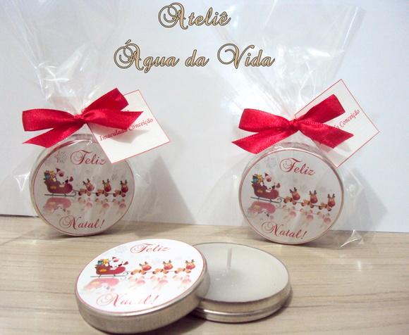 Latinha C/vela Aromática Natal