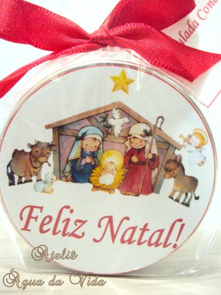 Latinha C/vela Aromática Natal
