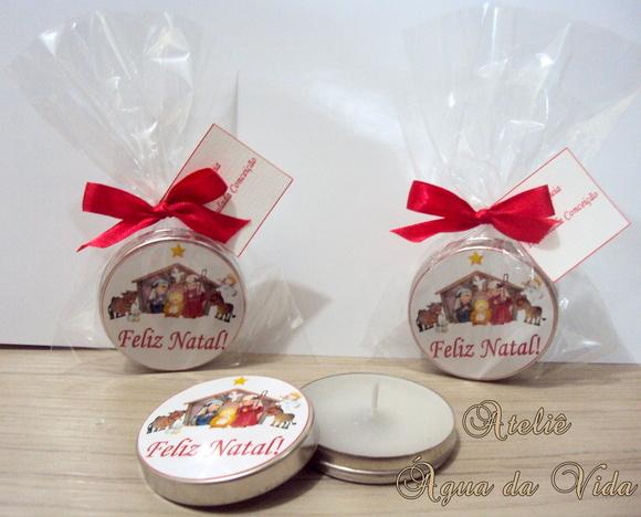 Latinha C/vela Aromática Natal
