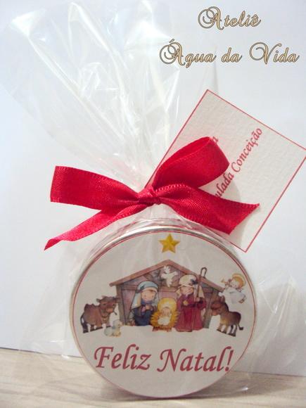 Latinha C/vela Aromática Natal