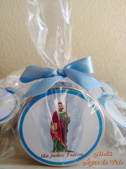 Latinha com Mini Terço São Judas Tadeu