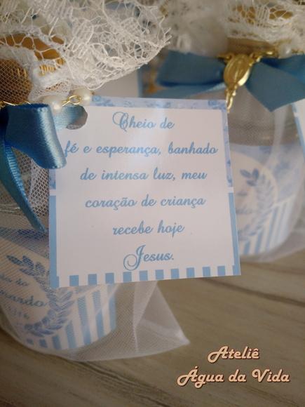 Lembrancinha Batizado / Água Benta