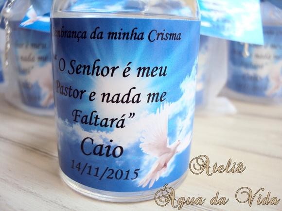 Lembrancinha Crisma / Água Benta