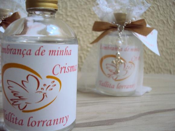 Lembrancinha Crisma / Água Benta