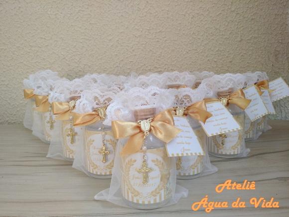 Lembrancinha de Batizado Água Benta