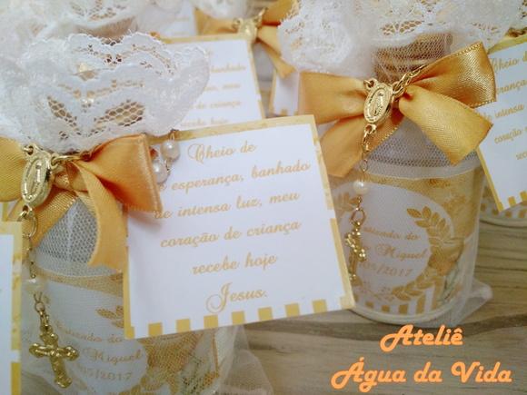 Lembrancinha de Batizado Água Benta