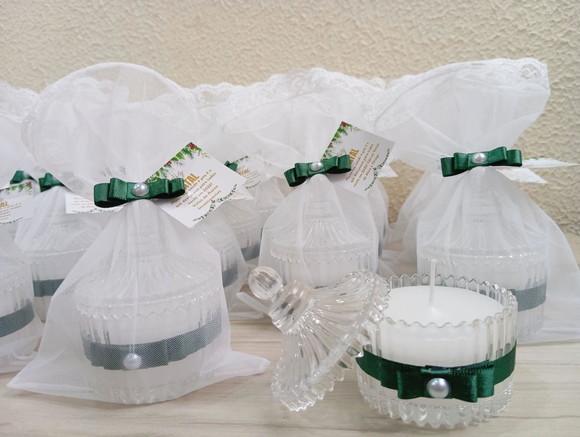 Lembrancinha de Natal Vela Aromática
