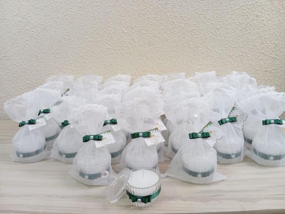 Lembrancinha de Natal Vela Aromática
