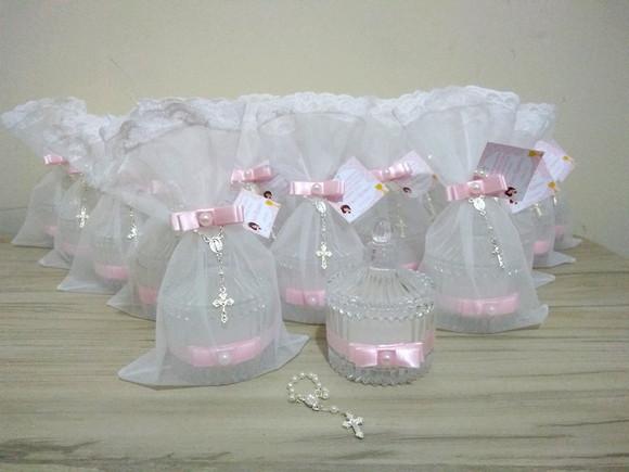 Vela Aromática Lembrancinha Eucaristia/batizado Bomboniere