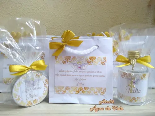 Kit Água Benta e Vela Aromática