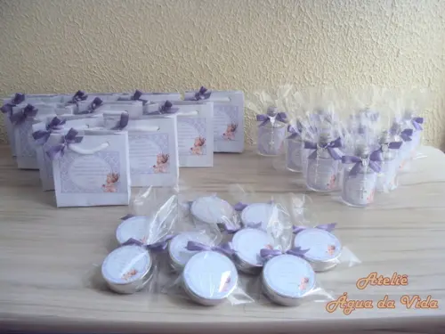 Kit Água Benta e Vela Aromática