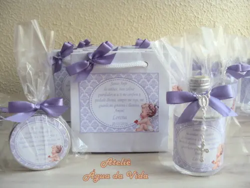 Kit Água Benta e Vela Aromática