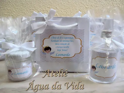 Kit Água Benta e Vela Aromática