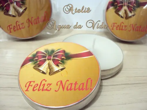 Latinha C/vela Aromática