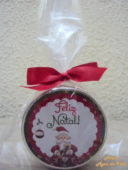 Latinha C/vela Aromática Natal