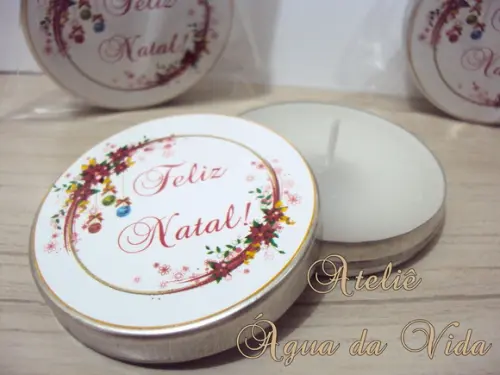 Latinha C/vela Aromática Natal